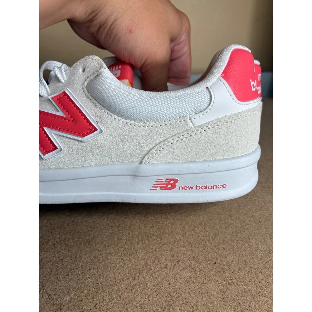 New Balance CT300NJ3 Sea Salt Pink Suede Mesh Court Sneakers Mens 6.5 Womens 8